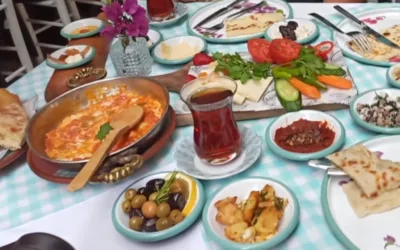Çeşme Bazlama Kahvaltı : Un Festin Matinal aux Saveurs Turques Authentiques dans 2 Endroits