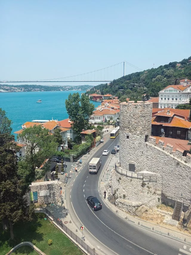 Forteresse de Rumeli vue ville