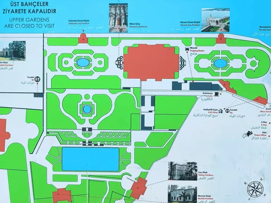Palais de Beylerbeyi Istanbul plan