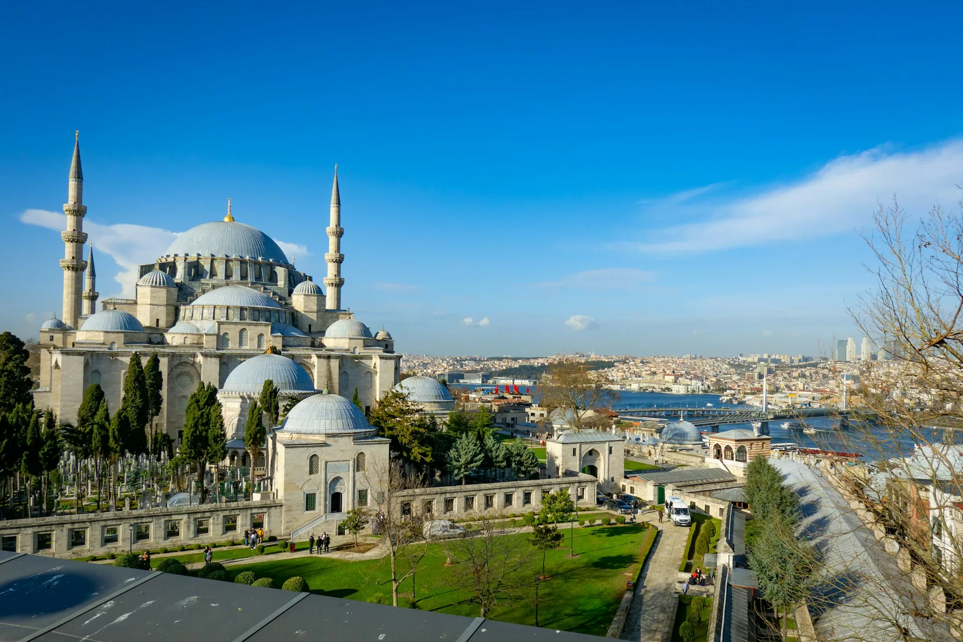 Vue panoramique de la Mosquée Süleymaniye