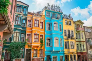 Balat Istanbul maison colorie