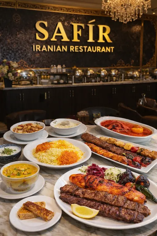 Safír Iranian Restaurant Plats