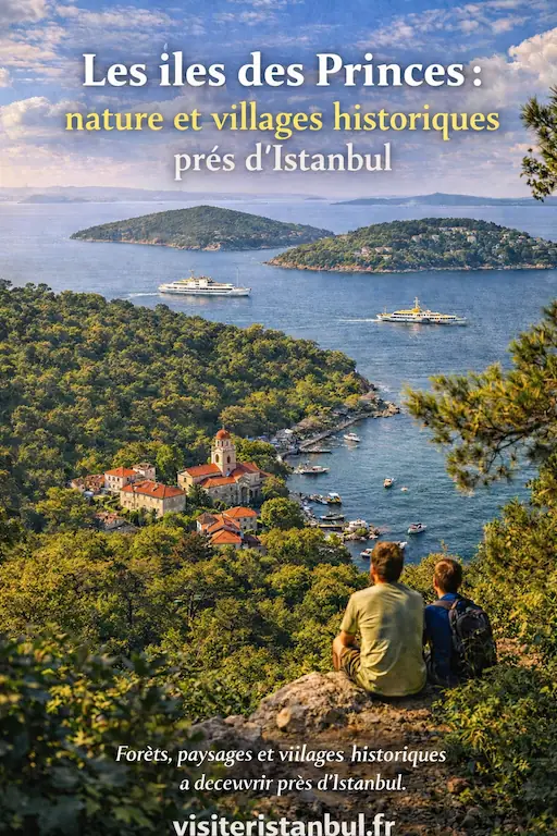 Vue panoramique des iles des Princes